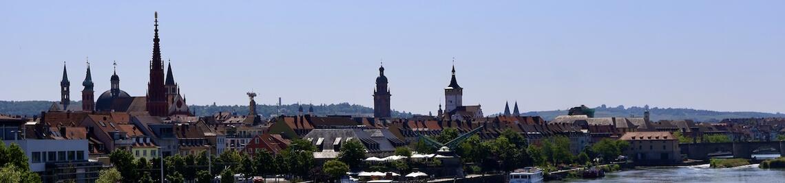 Panoramablick über Würzburg