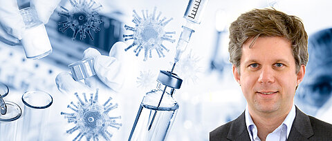 An drei Terminen informiert Lars Dölken Studierende der JMU über die Impfung gegen das Coronavirus. 