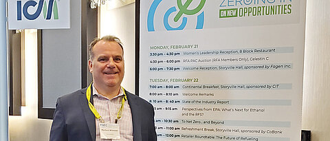 Markus Wimmer auf der National Ethanol Conference der US Renewable Fuels Association in New Orleans im Februar 2022.