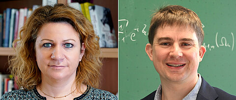 Sie machen ausgezeichnete Lehre: Susanne Dinkl und Simon Moser.