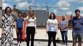 v. l. n. r. 1. Reihe: Prof. Dr. Barbara Schmitz, Jana Hock, Maximilian Häberlein
2. Reihe: Verena Sauer und Julia Rath
3. Reihe: Valeria Adam und Heidrun Leisner