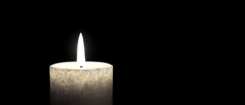 Single Candle Burning in the Dark
