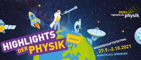 Das Wissenschaftsfestival "Highlights der Physik 2021" startet am 27. September 2021. (Bild: Highlights der Physik/Offer)