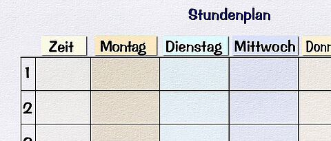 Den Stundenplan zu füllen, ist gerade im ersten Semester eines Lehramtsstudiums eine knifflige Aufgabe. Die Uni Würzburg hilft ihren Studierenden dabei.