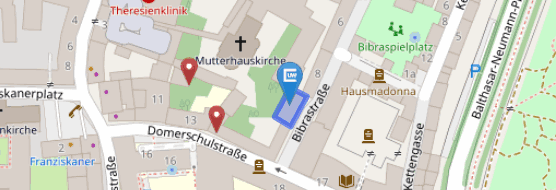 Navigationsadresse: Bibrastraße 14, 97070 Würzburg